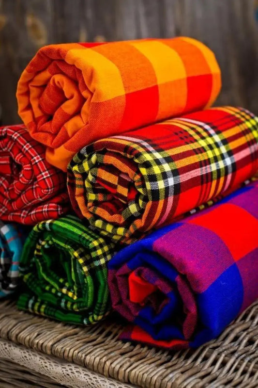 Striking Maasai Shukas