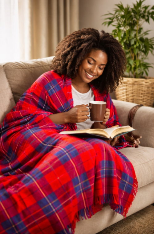 Authentic Maasai Shuka Blanket – Made in Kenya 🇰🇪
